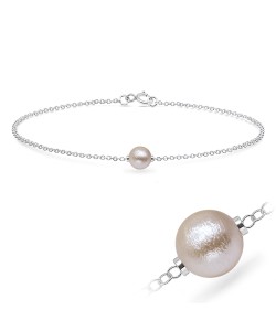 Cotton Pearl Silver Bracelets BRS-518-CTP36